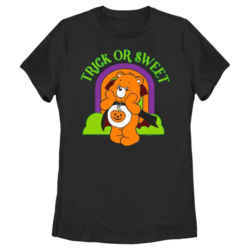Womens Care Bears Halloween Trick Or Sweet Tshirt